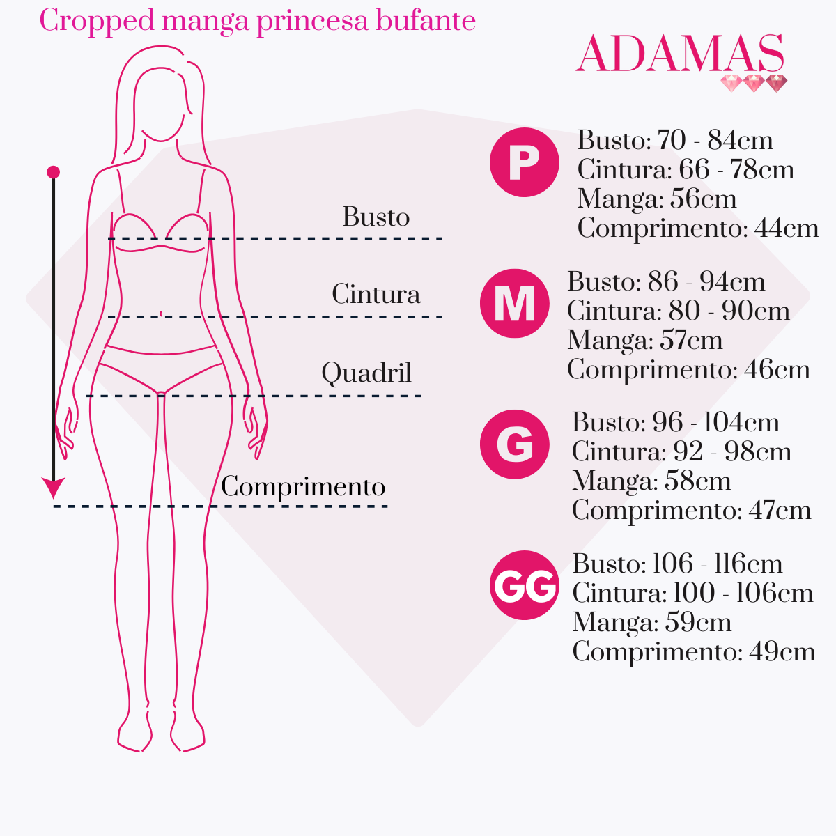 Cropped manga princesa